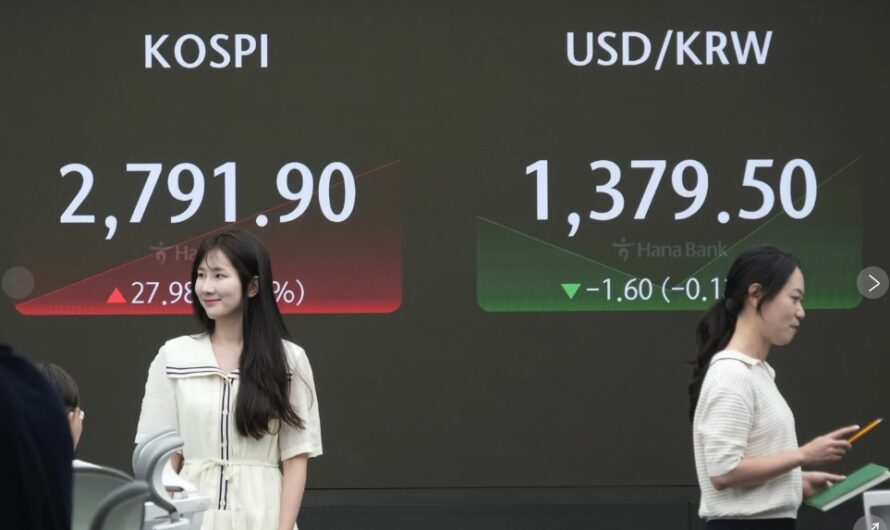 Stock Market Today: Asian shares mixed after Wall Street hits new record