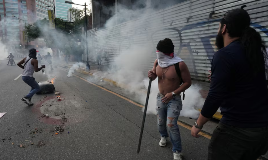 Protests against Venezuelan President Maduro are on the rise as the opposition sees signs of an election victory