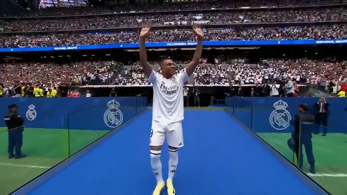 Real Madrid unveil Kylian Mbappe at a packed Bernabeu Stadium – I’ve dreamed of this day since I was a kid